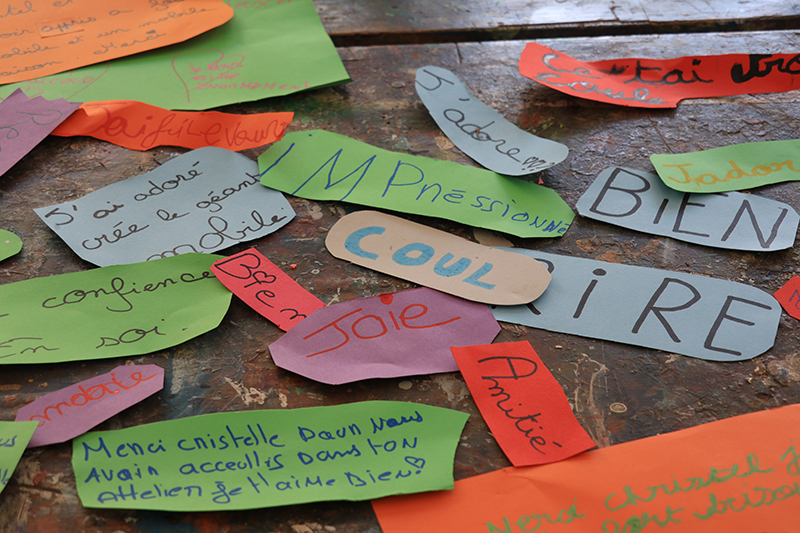 LA SOURCE, atelier « Les 4 Saisons »